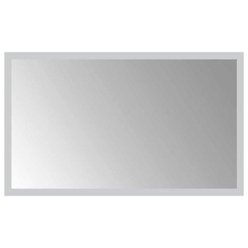 vidaXL LED-es fürdőszobatükör 50x30 cm