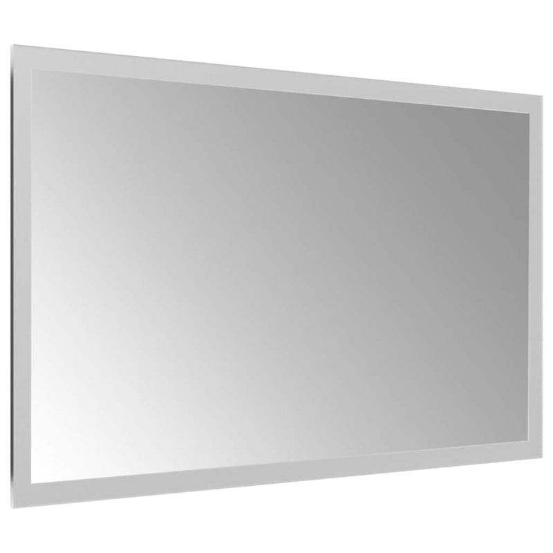 vidaXL LED-es fürdőszobatükör 50x30 cm