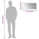 vidaXL LED-es fürdőszobatükör 60x30 cm