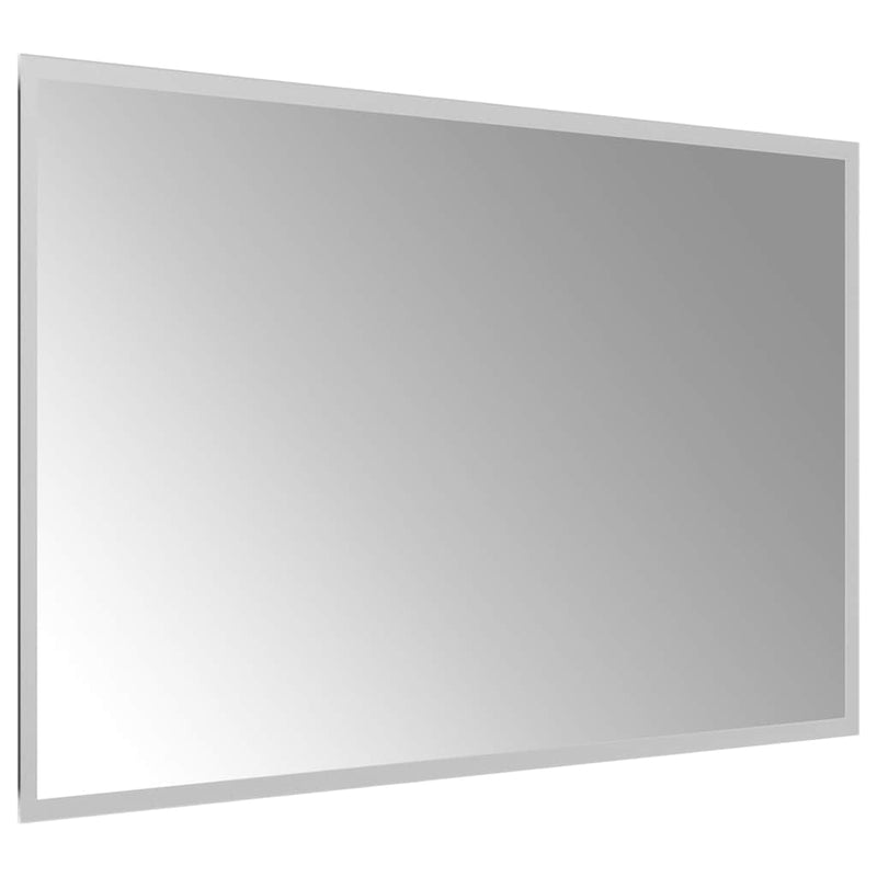 vidaXL LED-es fürdőszobatükör 80 x 50 cm
