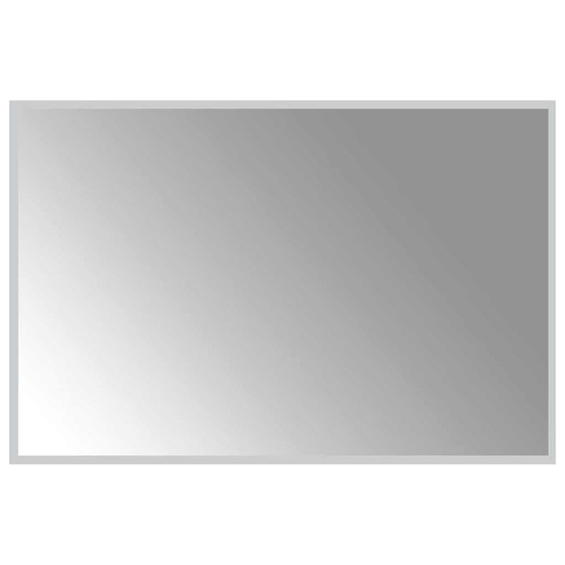 vidaXL LED-es fürdőszobatükör 90x60 cm