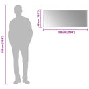 vidaXL LED-es fürdőszobatükör 100x40cm