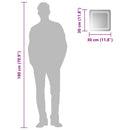 vidaXL LED-es fürdőszobatükör 30x30 cm