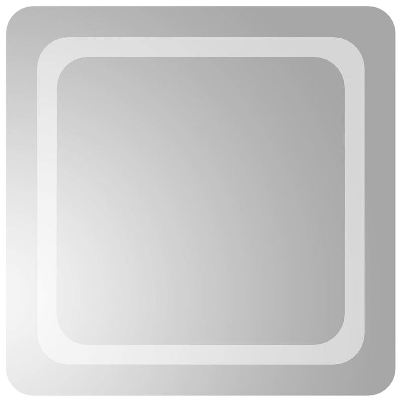 vidaXL LED-es fürdőszobatükör 50x50 cm