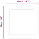 vidaXL LED-es fürdőszobatükör 60x60 cm