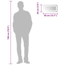 vidaXL LED-es fürdőszobatükör 40 x 20 cm