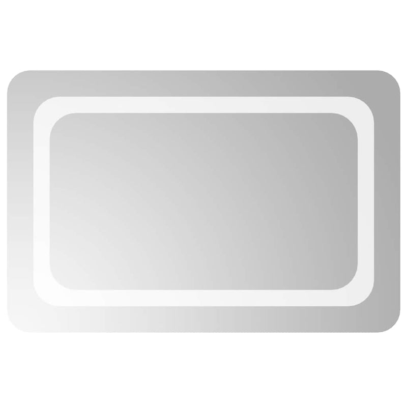 vidaXL LED-es fürdőszobatükör 60x40 cm