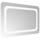 vidaXL LED-es fürdőszobatükör 60x40 cm
