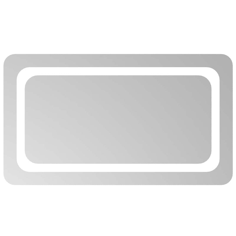 vidaXL LED-es fürdőszobatükör 70x40 cm
