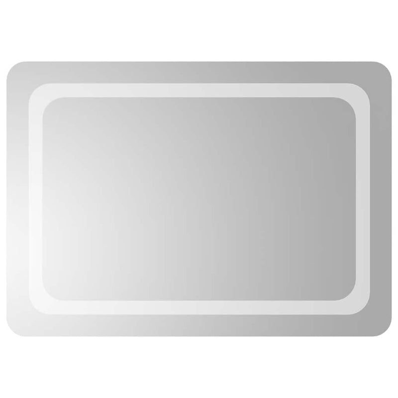 vidaXL LED-es fürdőszobatükör 70x50 cm