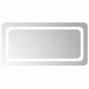 vidaXL LED-es fürdőszobatükör 80 x 40 cm
