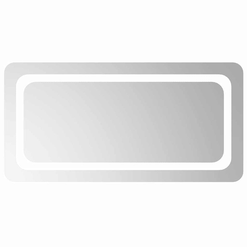 vidaXL LED-es fürdőszobatükör 80 x 40 cm
