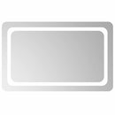 vidaXL LED-es fürdőszobatükör 80 x 50 cm