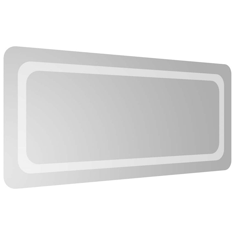 vidaXL LED-es fürdőszobatükör 90x40 cm