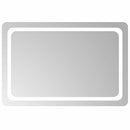 vidaXL LED-es fürdőszobatükör 90x60 cm