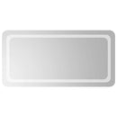 vidaXL LED-es fürdőszobatükör 100x50 cm