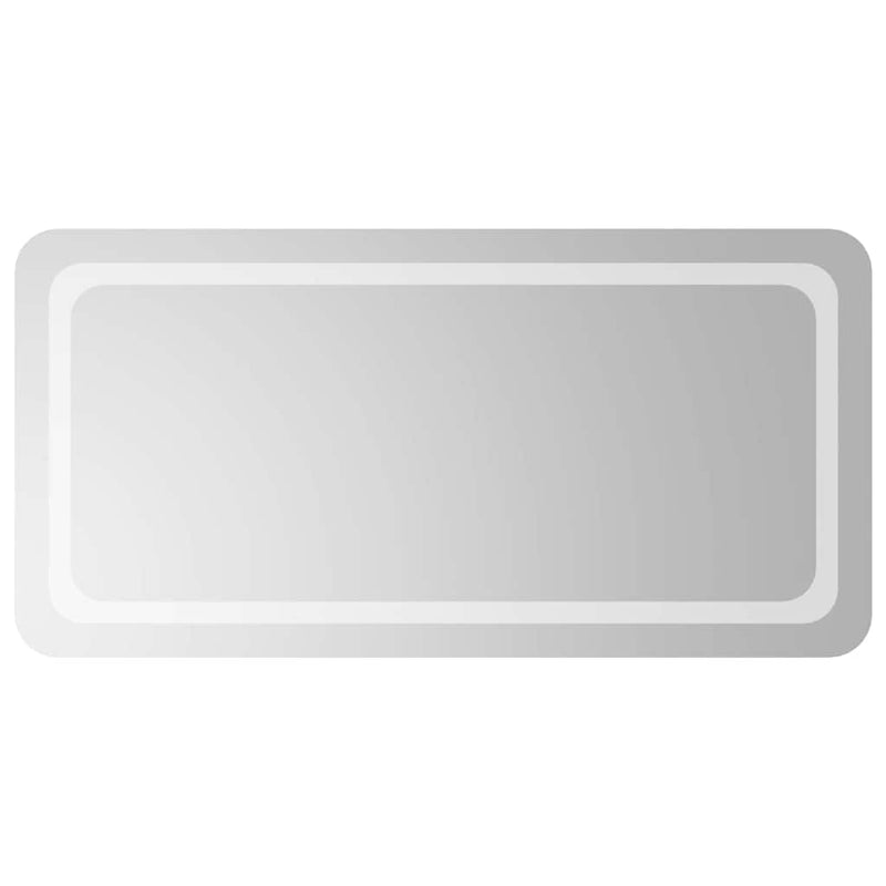 vidaXL LED-es fürdőszobatükör 100x50 cm