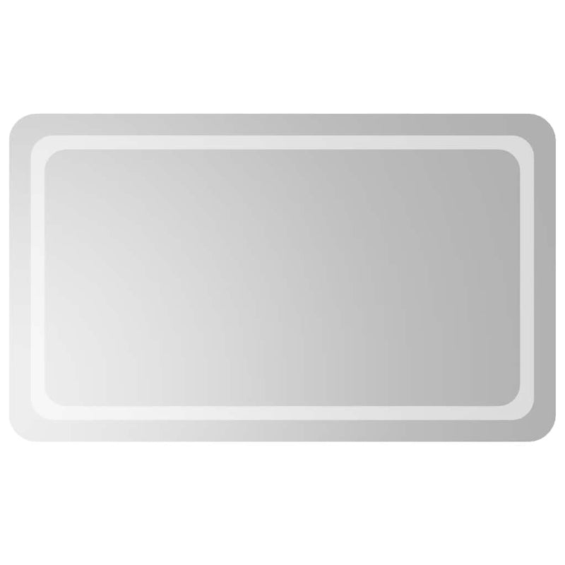 vidaXL LED-es fürdőszobatükör 100x60 cm