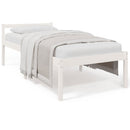 vidaXL Small Single fehér tömör fenyőfa ágy időseknek 75 x 190 cm