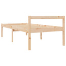 vidaXL tömör fenyőfa ágy időseknek 90 x 200 cm