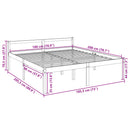 vidaXL Super King Size fehér tömör fenyőfa ágy időseknek 180 x 200 cm