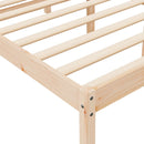 vidaXL tömör fenyőfa ágy időseknek 200 x 200 cm