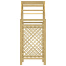 vidaXL impregnált tömör fenyőfa rácsos boltív 141 x 97 x 243 cm