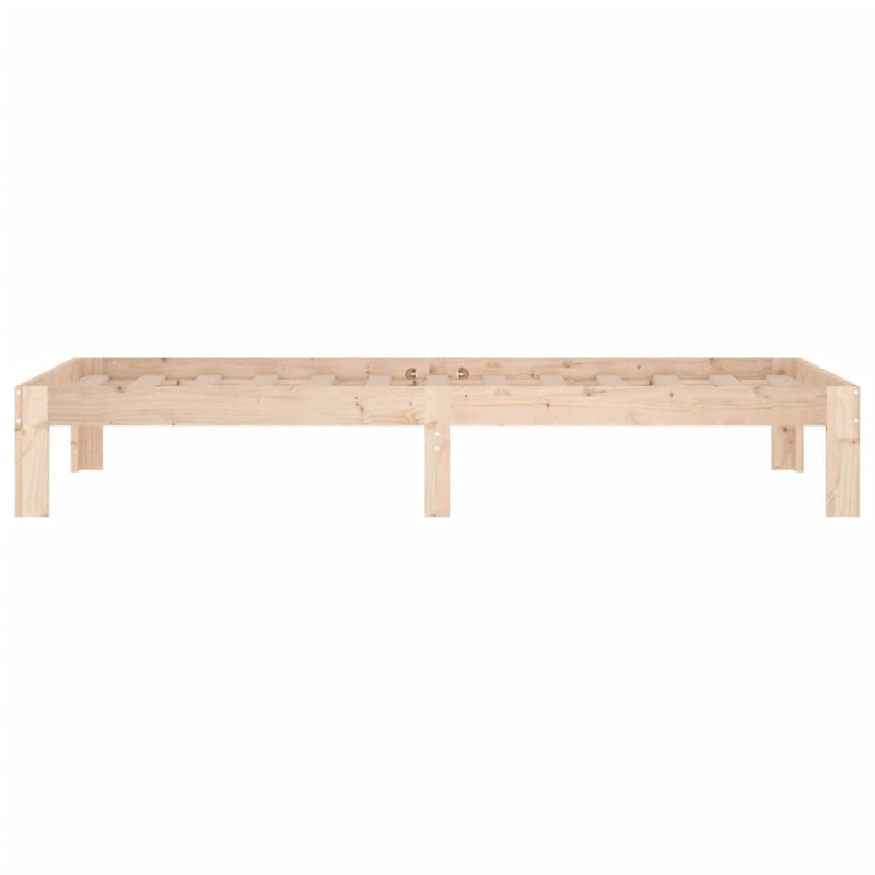 vidaXL Small Single tömör fa ágykeret 75 x 190 cm
