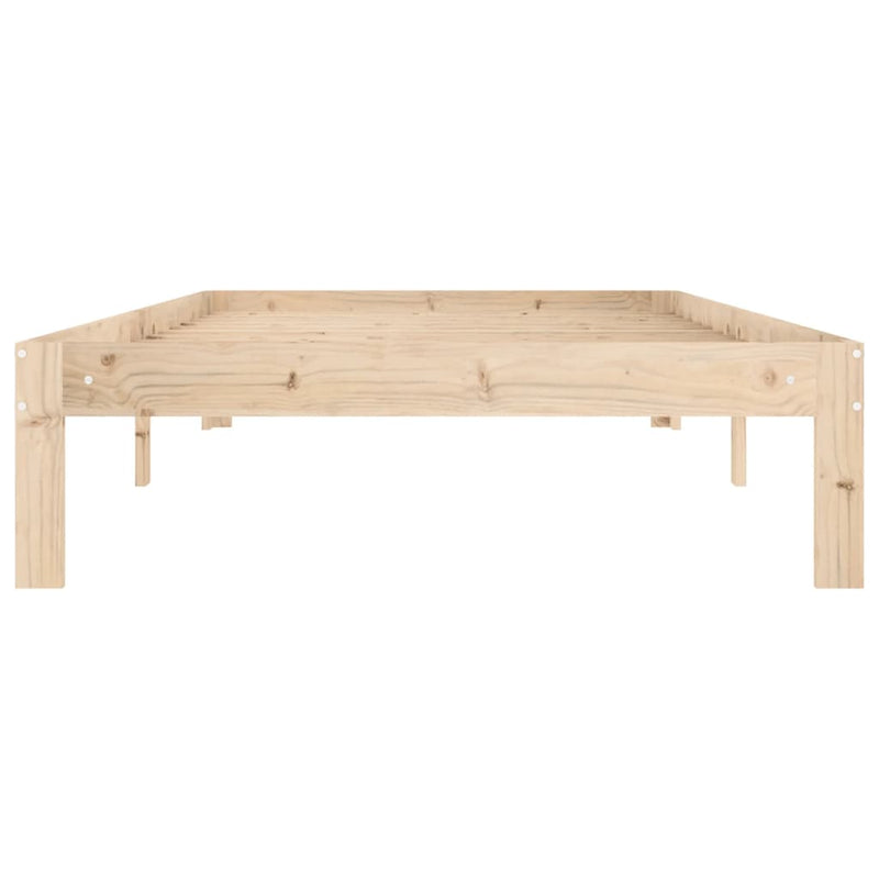 vidaXL tömör fenyőfa ágykeret 100 x 200 cm