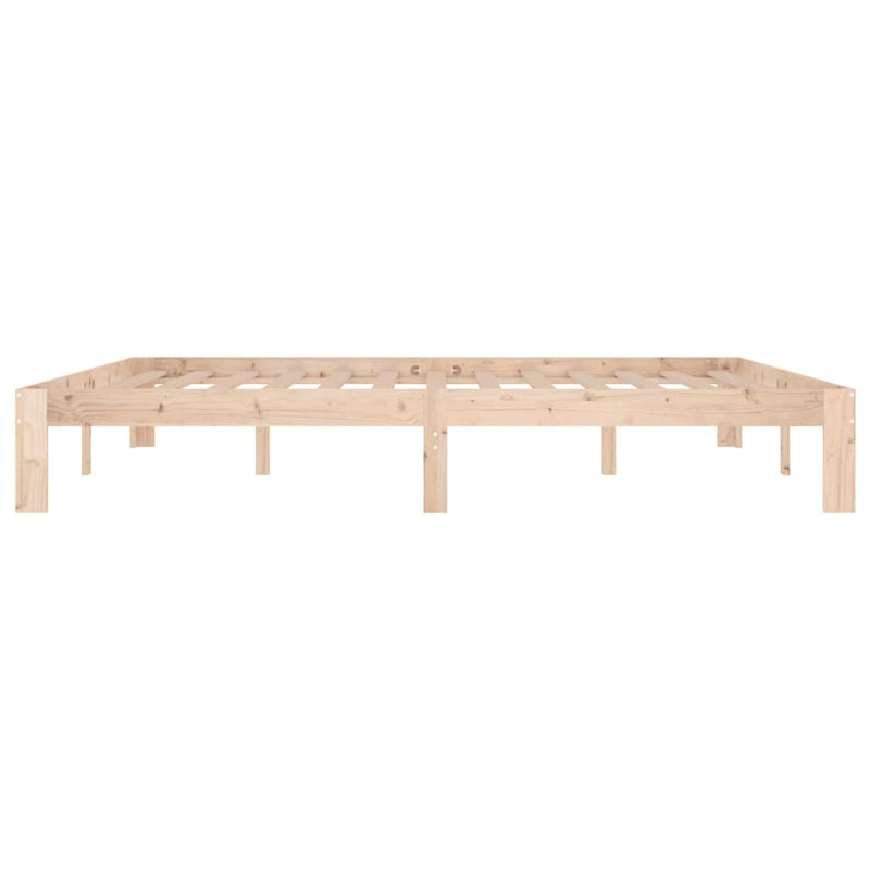 vidaXL Super King tömör fa ágykeret 180 x 200 cm