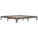 vidaXL szürke tömör fenyőfa ágykeret 200 x 200 cm