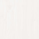 vidaXL Super King fehér tömör fa ágykeret 180 x 200 cm