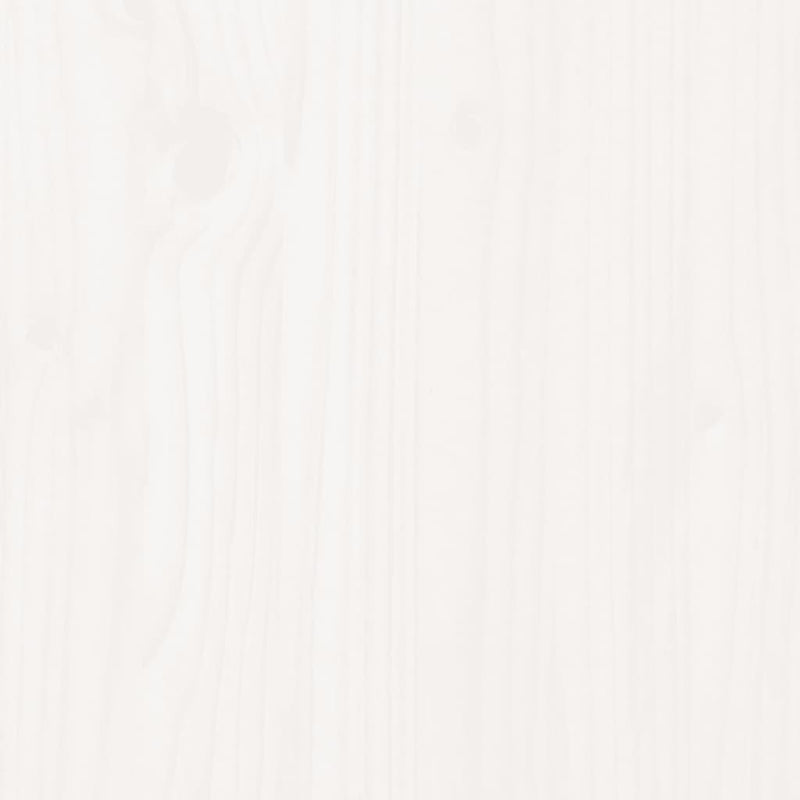 vidaXL Super King fehér tömör fa ágykeret 180 x 200 cm