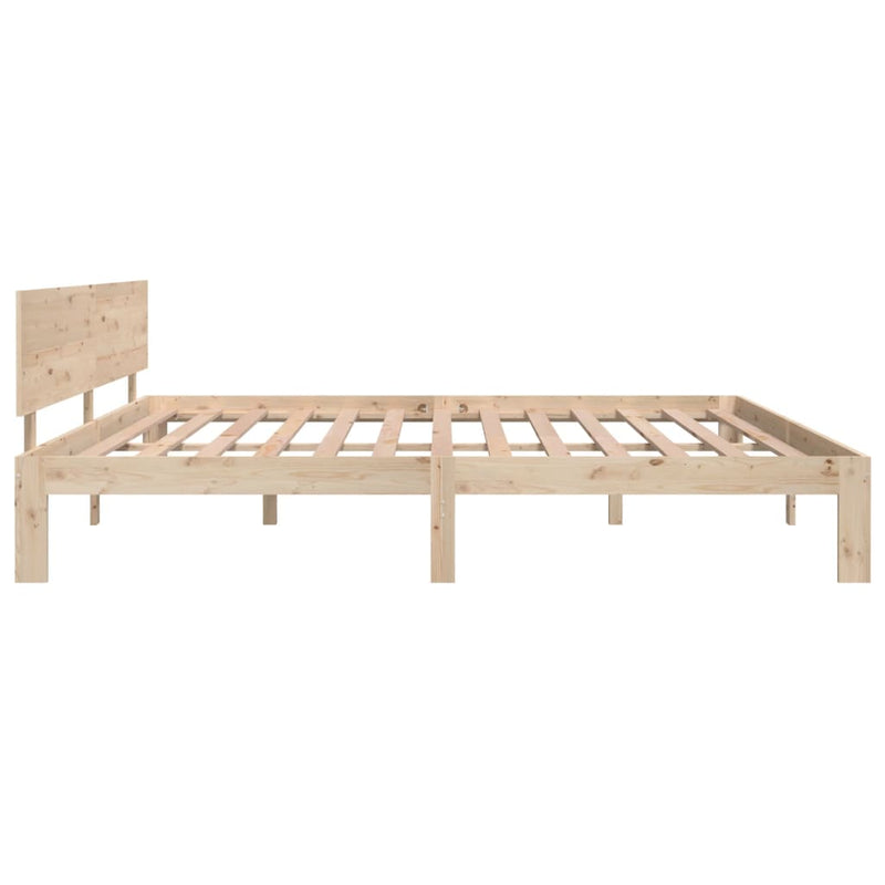 vidaXL tömör fenyőfa ágykeret 200 x 200 cm