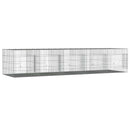 vidaXL 5 paneles horganyzott vas nyúlketrec 273x79x54 cm