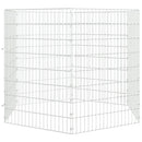 vidaXL 6 paneles horganyzott vas szabadon álló állatketrec 54 x 80 cm