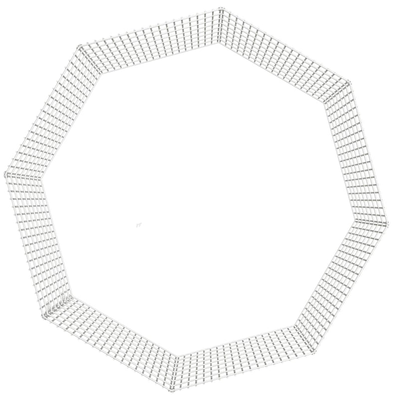 vidaXL 8 paneles horganyzott vas szabadon álló állatketrec 54 x 80 cm