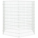 vidaXL 6 paneles horganyzott vas szabadon álló állatketrec 54 x 100 cm