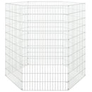 vidaXL 6 paneles horganyzott vas szabadon álló állatketrec 54 x 100 cm