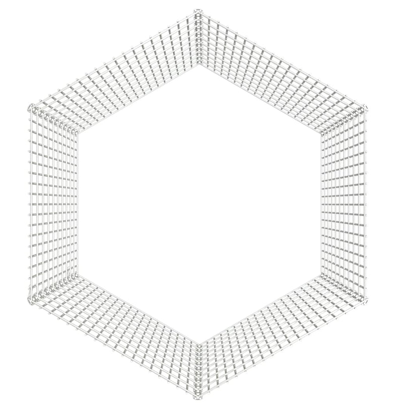 vidaXL 6 paneles horganyzott vas szabadon álló állatketrec 54 x 100 cm