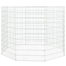 vidaXL 8 paneles szabadtartású állatkert horganyzott vasból, 54 x 100 cm