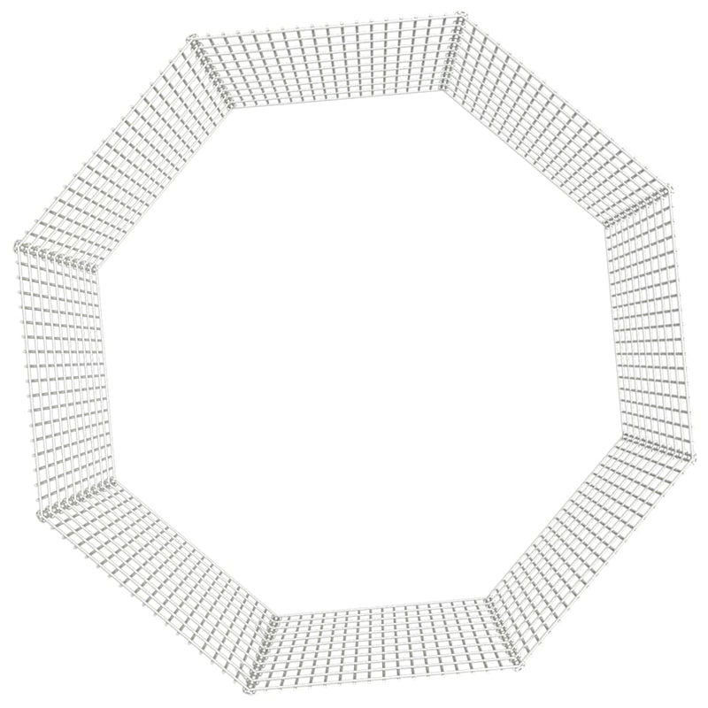 vidaXL 8 paneles horganyzott vas szabadon álló állatketrec 54 x 100 cm