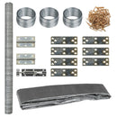 vidaXL fém tyúkól 268x100x190 cm