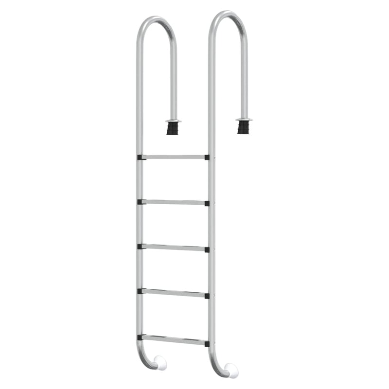 vidaXL 304-es rozsdamentes acél medencelétra 54 x 38 x 211 cm