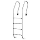 vidaXL 304-es rozsdamentes acél medencelétra 54 x 38 x 184,5 cm