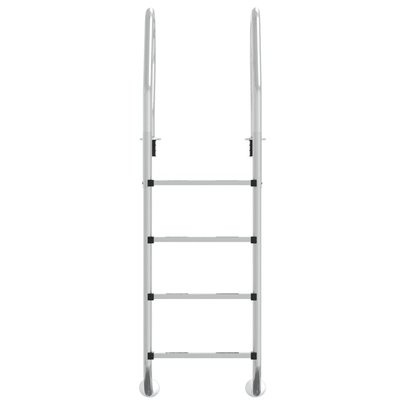 vidaXL 304-es rozsdamentes acél medencelétra 54 x 38 x 184,5 cm