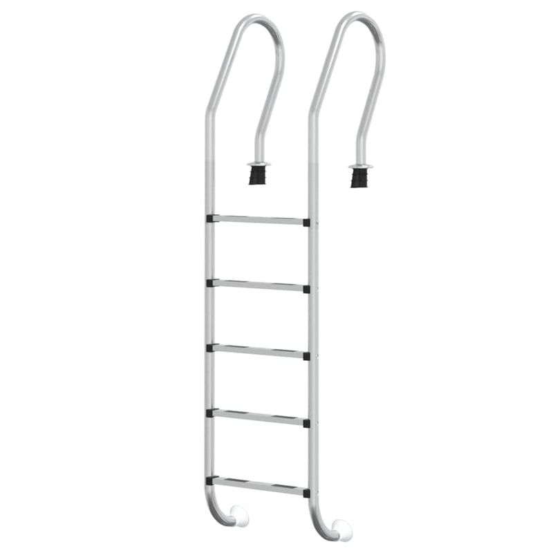 vidaXL 304-es rozsdamentes acél medencelétra 54 x 38 x 211 cm