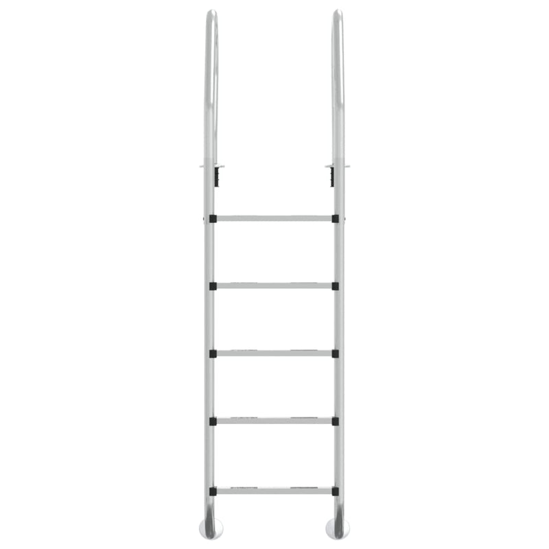 vidaXL 304-es rozsdamentes acél medencelétra 54 x 38 x 211 cm
