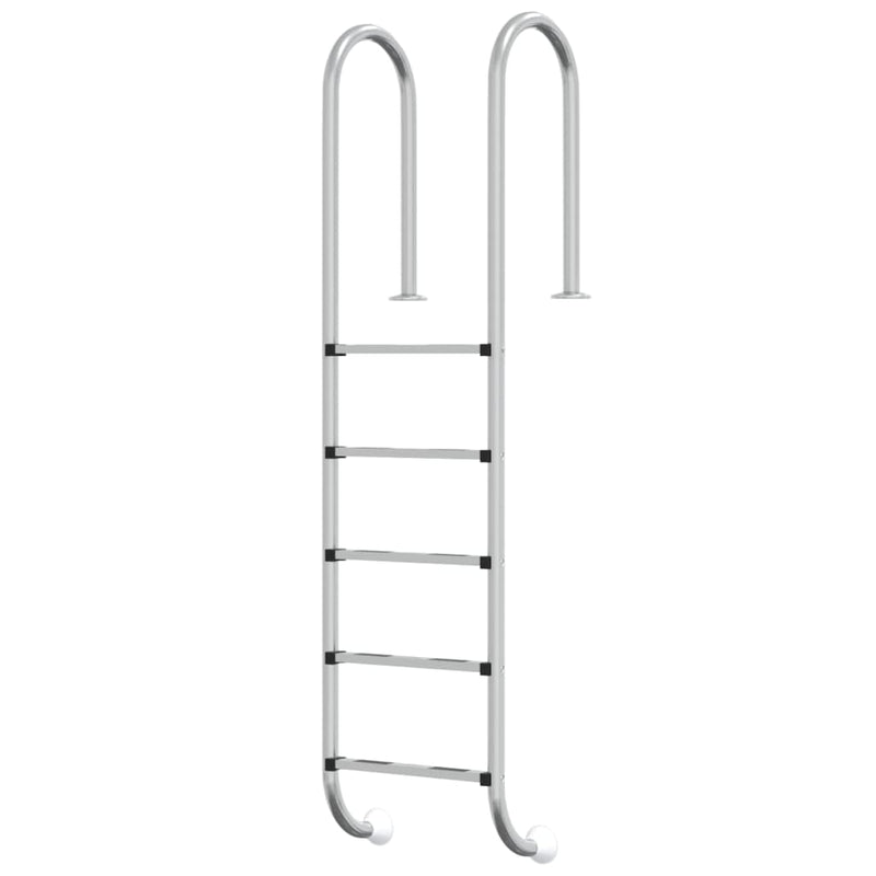vidaXL 304-es rozsdamentes acél medencelétra 54 x 38 x 211 cm