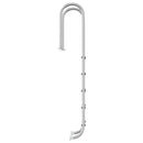 vidaXL 304-es rozsdamentes acél medencelétra 54 x 38 x 211 cm